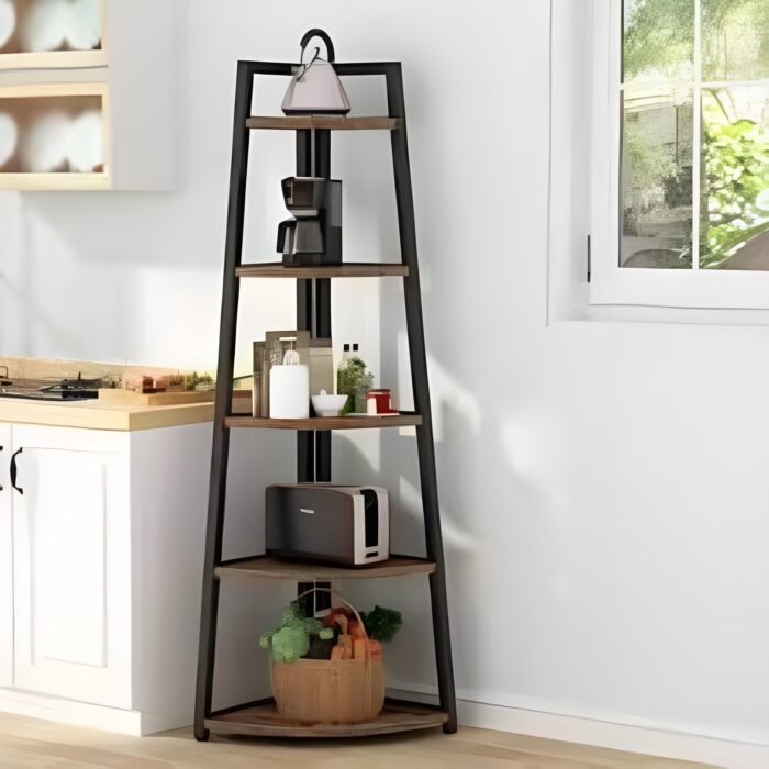 Corner Books Shelf Stylish Storage