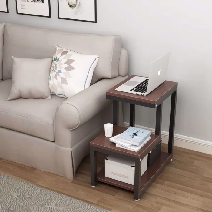 3-Tier Chair Side Table - Image 2