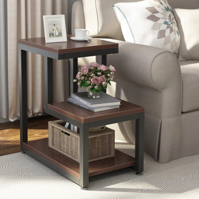 3-Tier Chair Side Table