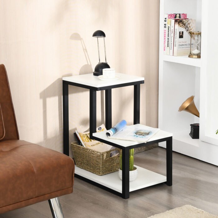 3-Tier Chair Side Table