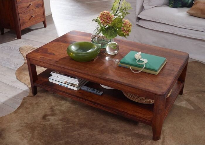 Coffee Table With Wooden Polish Finish